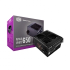 FONTE 650 COOLER MASTER MWE 650 80 PLUS WITHE MPE-6501-ACAAW-US