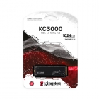 HD SSD M.2 1TB KINGSTON SOLID STATE DRIVE NVME PCIE 4.0 SKC3000S/1024G