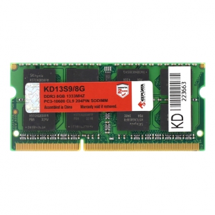 MEMORIA NB DDR3 8GB 1333MHZ KEEPDATA KD13S9/8G