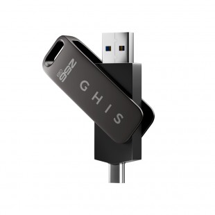 PENDRIVE GHIS TYPE-C TO USB 3.0 256GB GHP256M2 LUXE